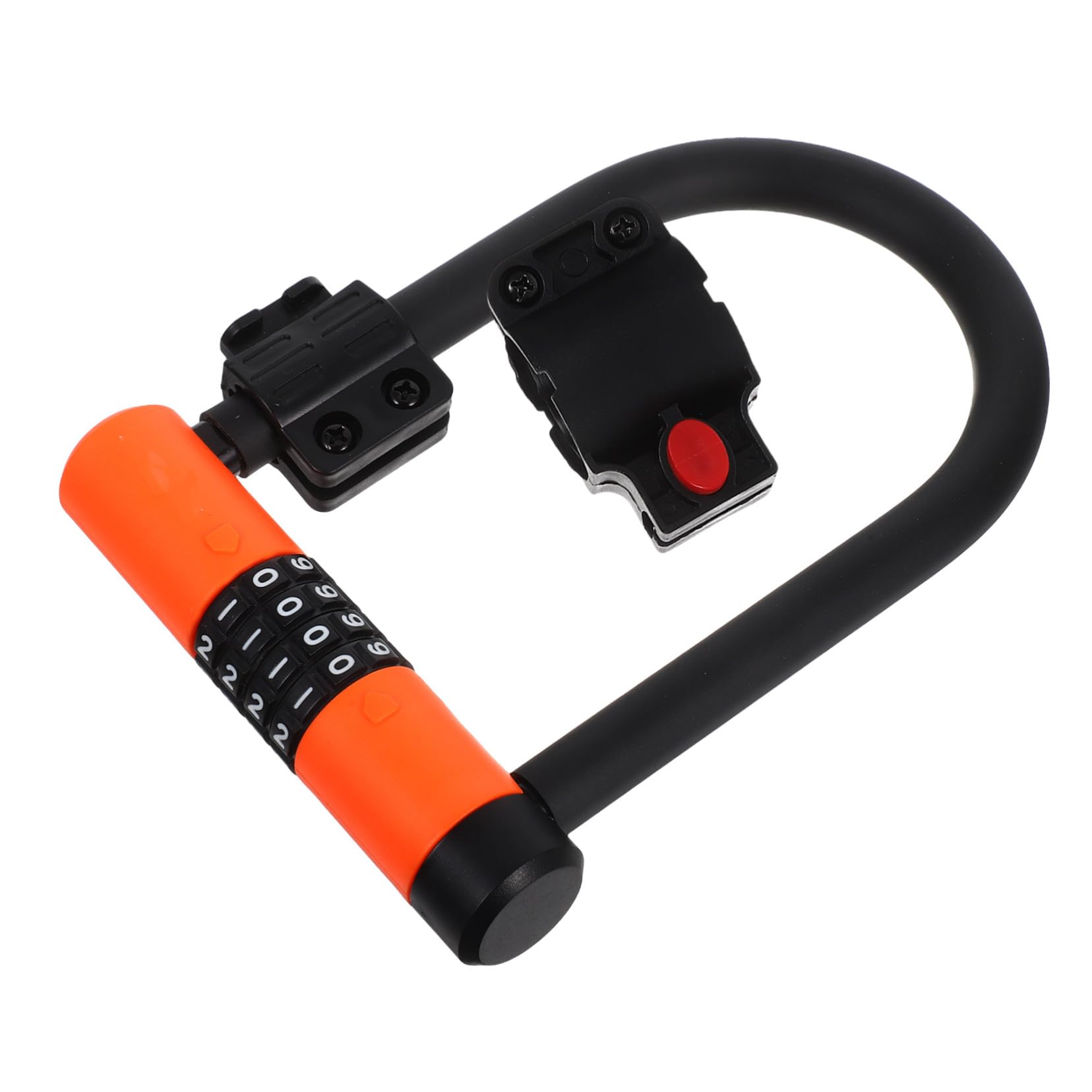Gatuida Lucchetto U per Bici con Combinazione Resettable Lucchetto Antifurto per Biciclette Scooter Elettrici Moped Resistente e per Urbano e Fuoristrada