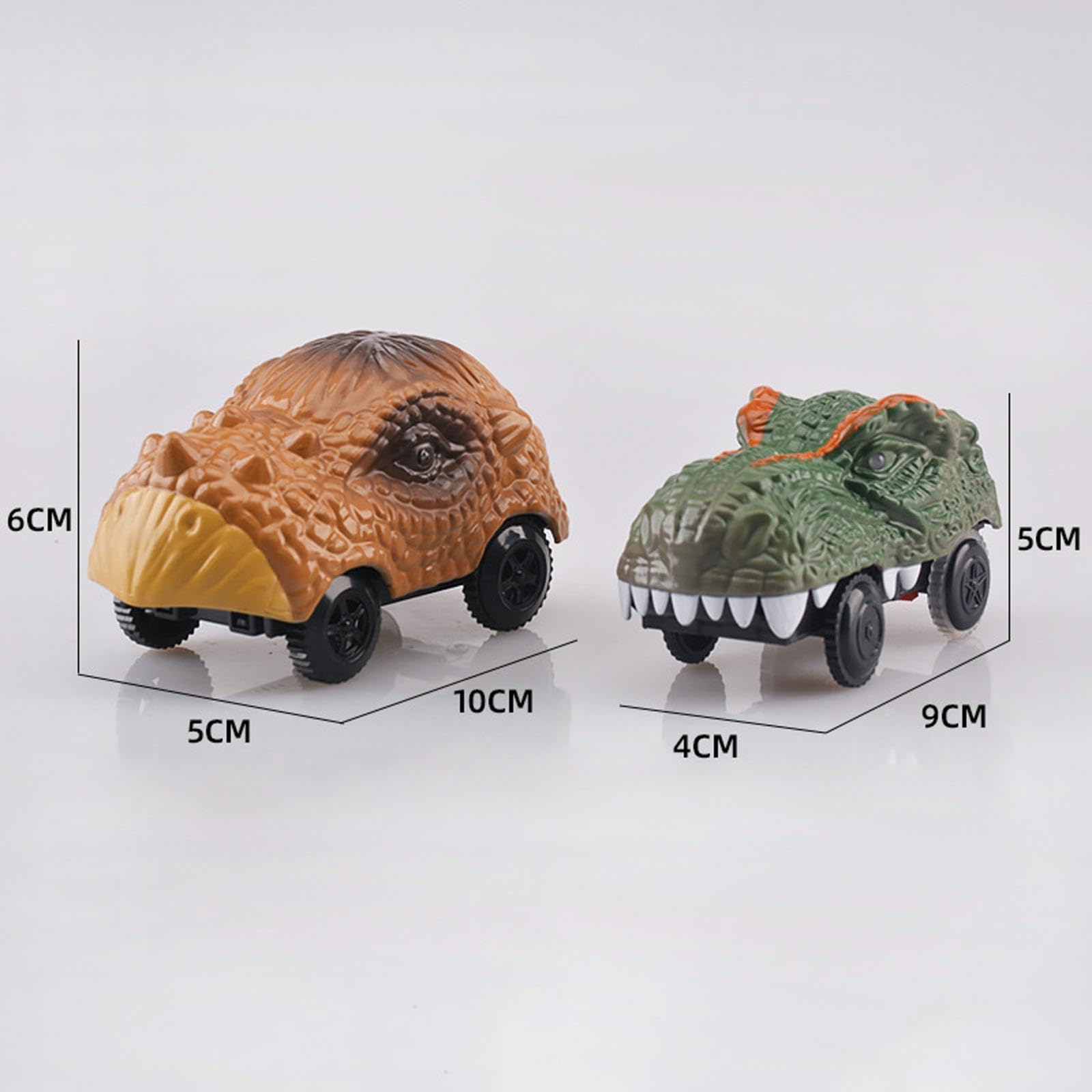 Dinosaurier Spielzeug für Jungen Und Mädchen Ab 3 Jahren, Flexible Dinosaurier Rennwagen für Kinder, 240 Dinosaurierspur