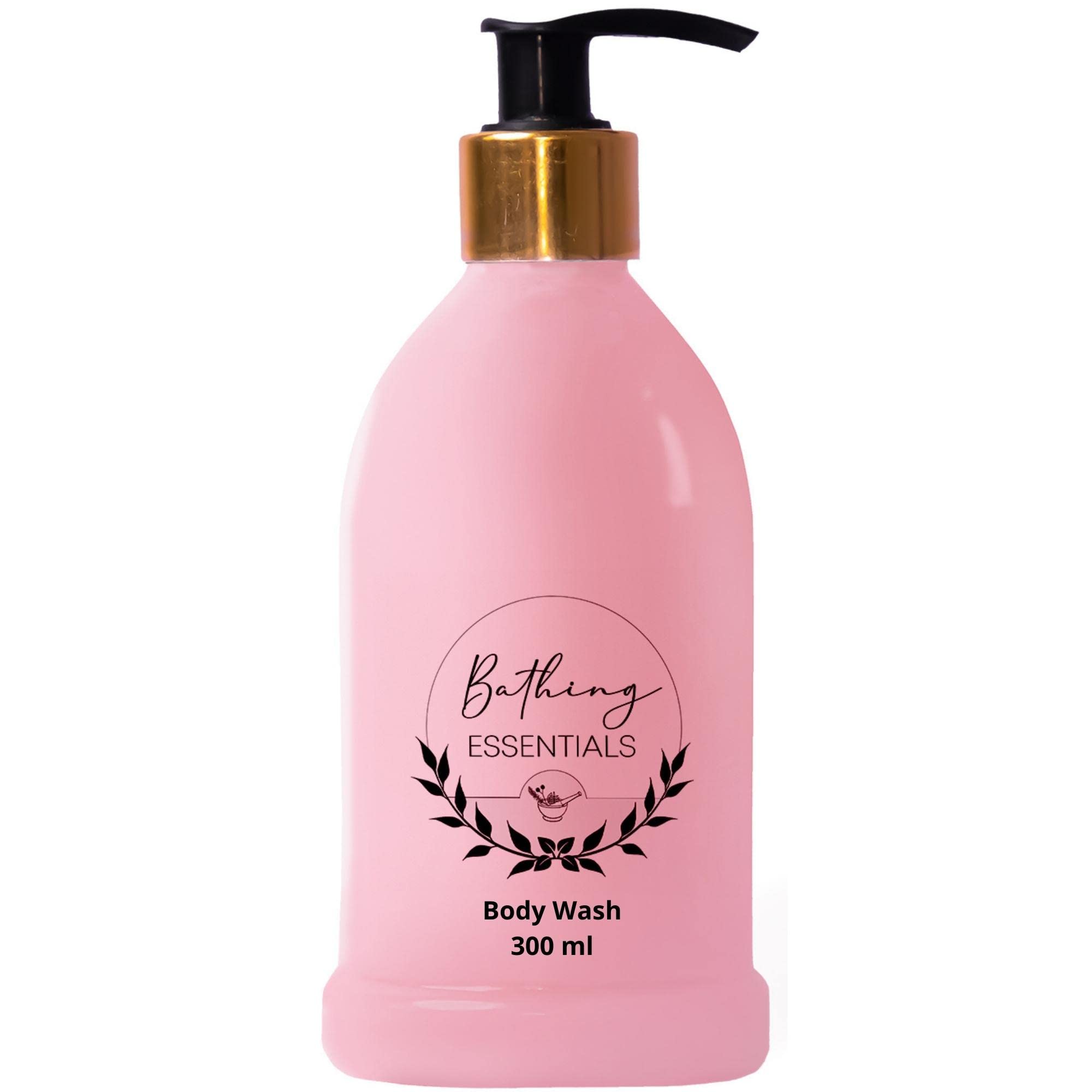 Natural Body Wash Enriched With 6 Active Ingredients & Rose Vannila Fragrance. Gently Cleans & Moisturizes Dry, Itchy Skin. Body Wash for Women & Men | SLS & Paraben Free | For All Skin Types - 300ml