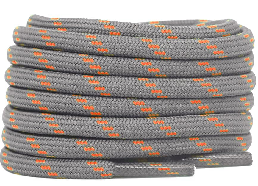 Image of 2 PAIRS Flat Shoe laces 48 Inches Wide Shoelaces for Athletic Running Sneakers Sports Shoes Boot Laces Strings (2 Pairs)