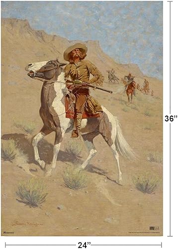 Miniatura 6 de The Scout Frederic Remington Pintura Remington Impresiones Western Decor Cowboy Decoración Caballos Pintura Occidental Pintura Cowboy Pintura Wild