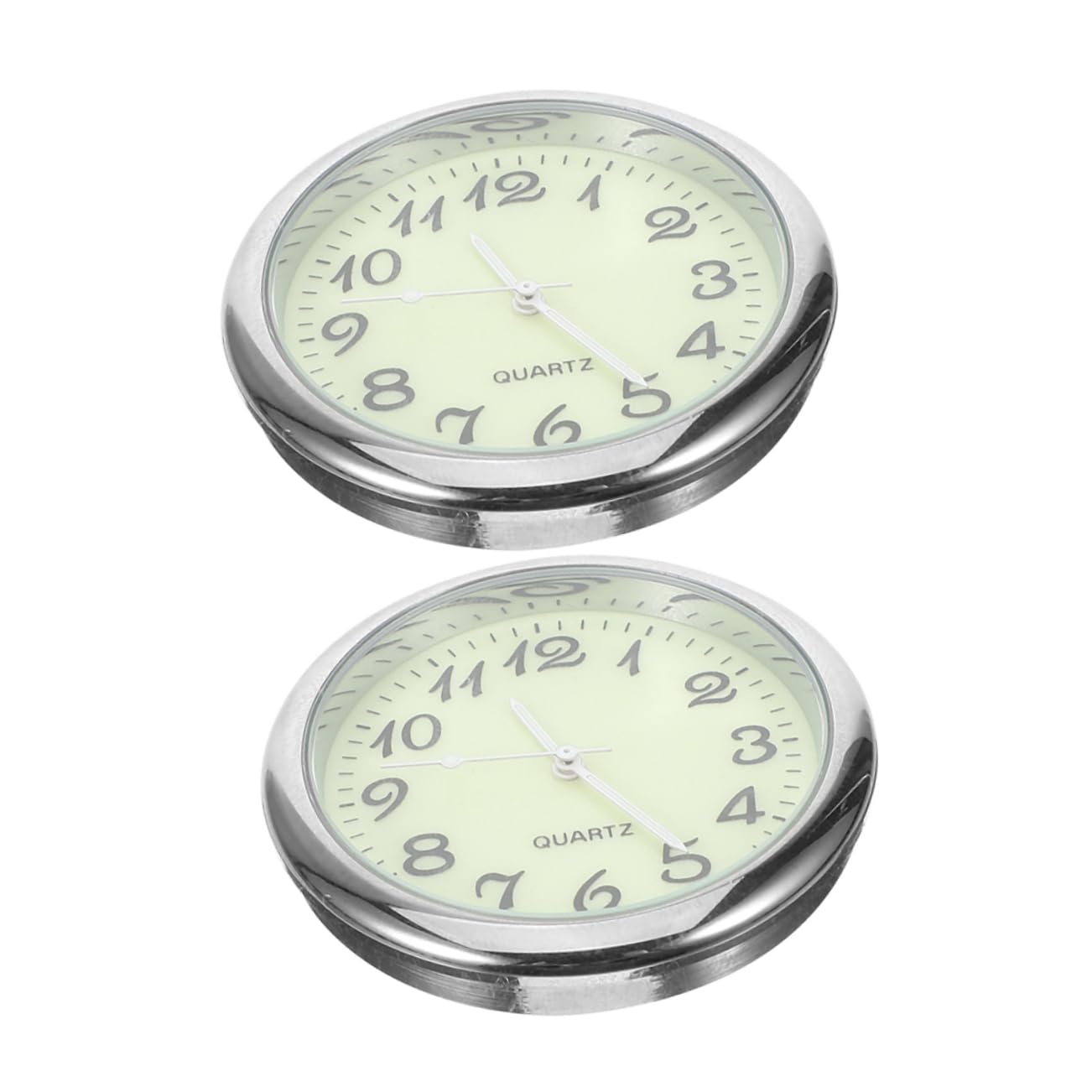 iplusmile 10piezas Reloj De Coche Luminiscente De Reloj De Tablero De Automóvil Para Salpicadero Instalación y Vehículos