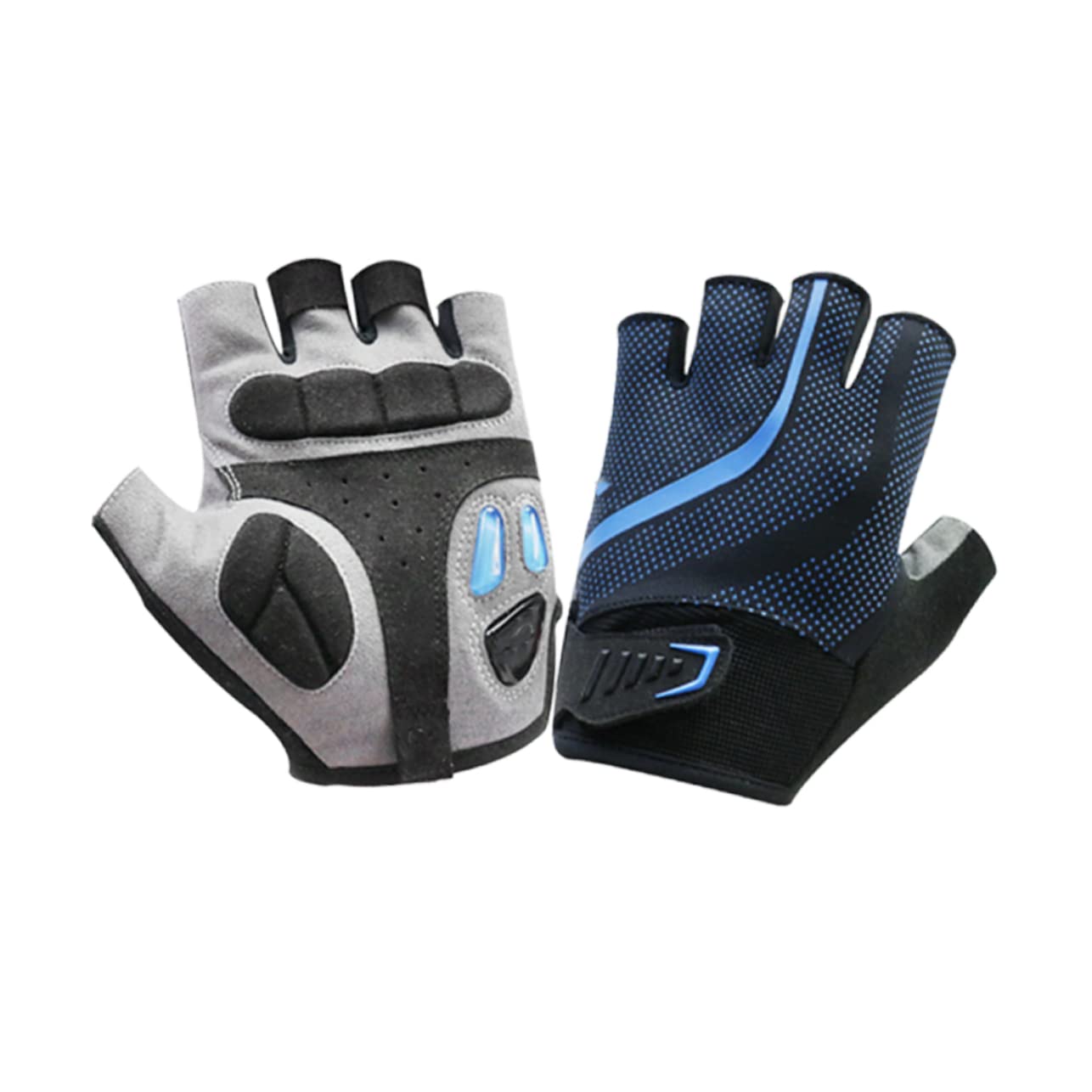 Gogogmee Gloves Half Finger Riding Gloves Breathable Unisex for Dirt Bike Cycling Driving Size XXL