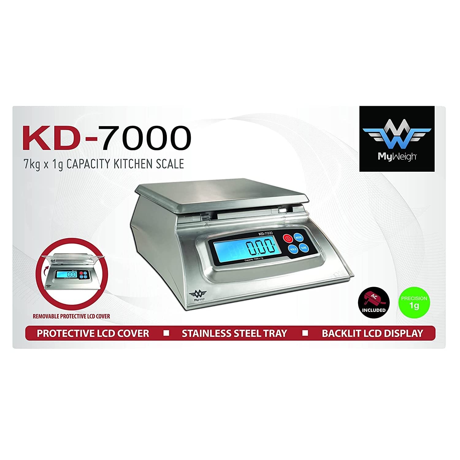 Balance cuisine PRO 7Kgs Professionnel à 1g - boulangeries, Cuisines & Cantines- Secteur/Piles