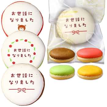 Amazon.co.jp: お世話になりました ありがとう マカロン お菓子