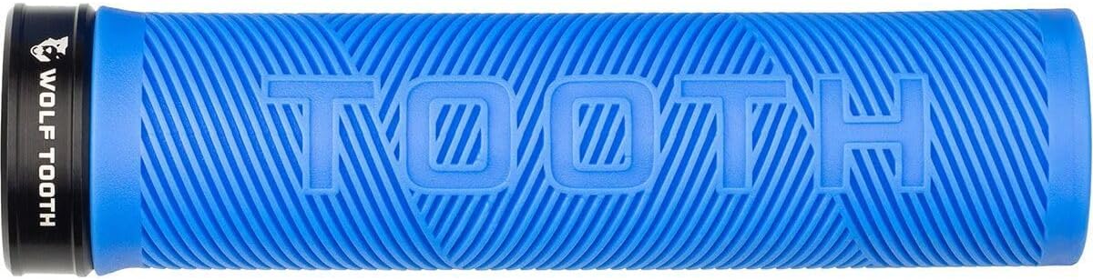 Wolf Tooth Lock-On Echo Grip - Blue Grip with Black Collar