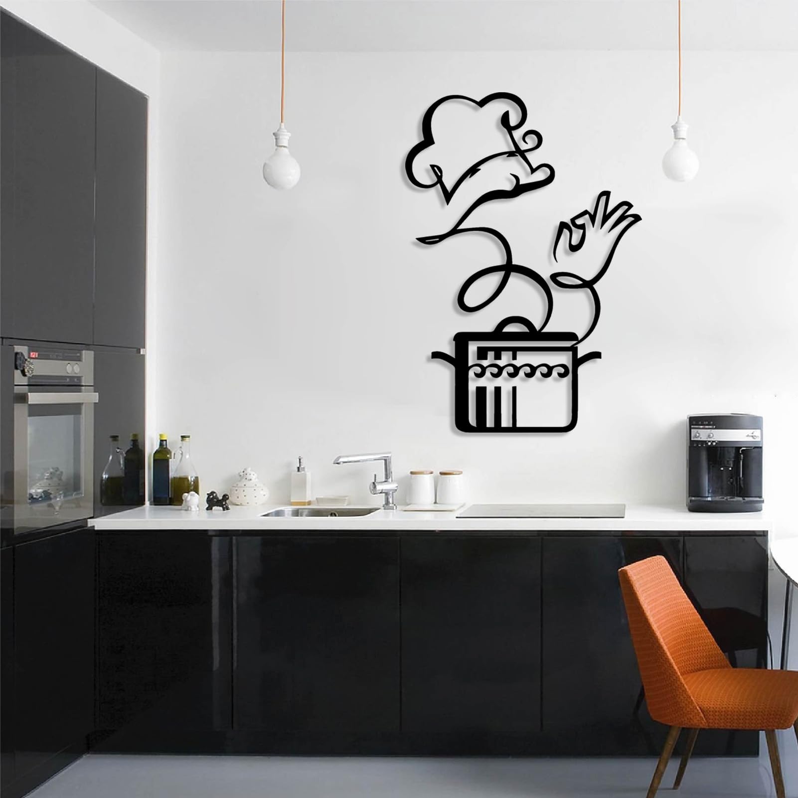 Kitchen Wall Decorations Chef Metal Wall Decor, Kitchen Wall Decor, Chef-themed  Metal Wall Decor Spoon And Fork Wall Decor, image size:1601x1601