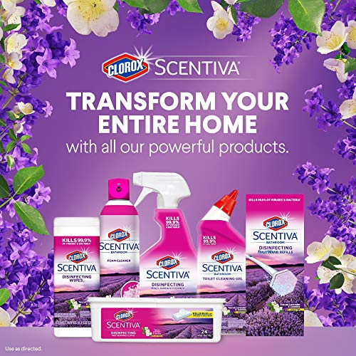 Clorox Scentiva Multi-Surface Cleaner, Multi-Surface Spray, Tuscan Lavender And Jasmine, 32 Ounces (Pack Of 6) - 31387 #TOP4