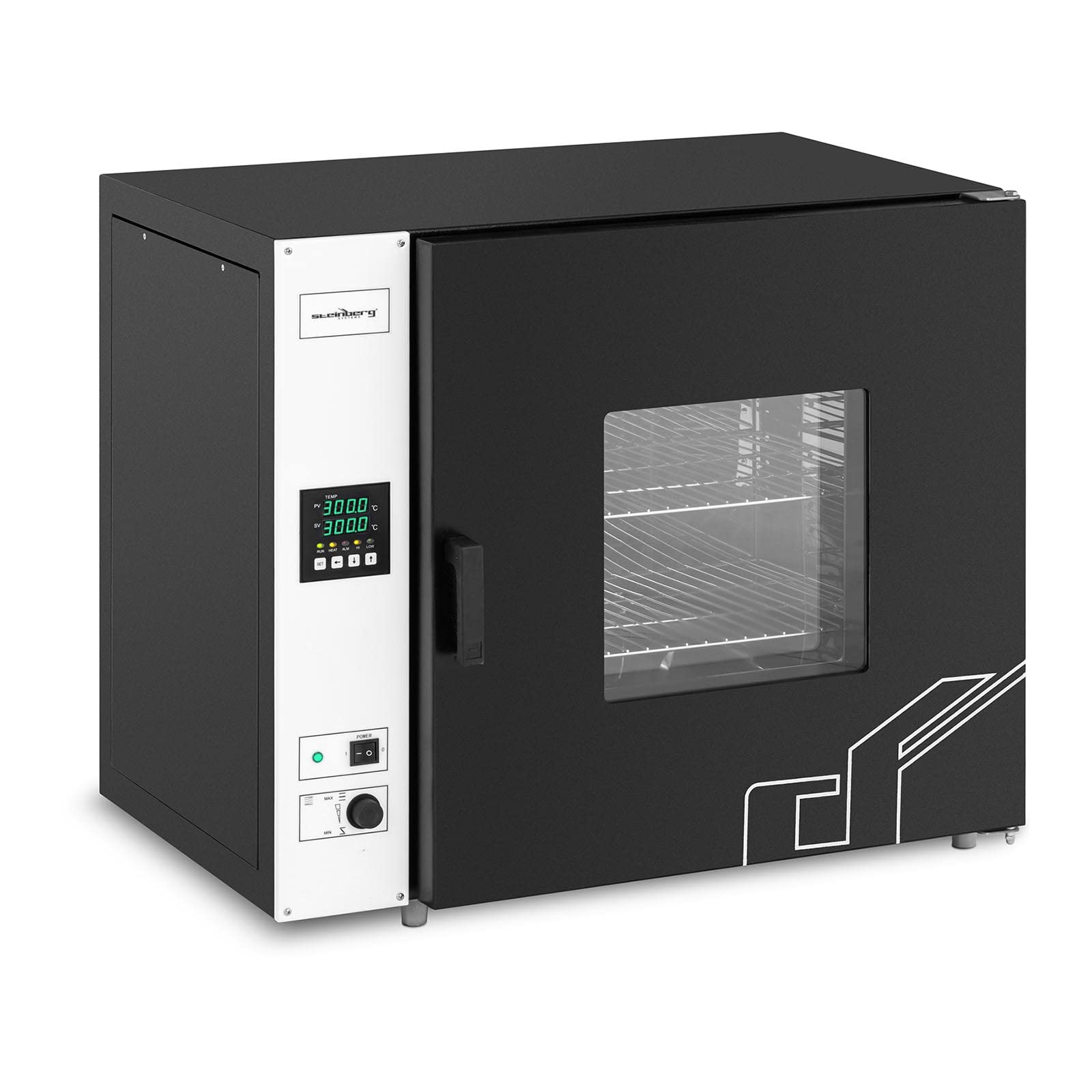 Steinberg Systems Étuve De Séchage Pour Paillasse Laboratoire Four Convection SBS-ADO-2000 (136 l, 2 170 W, 50-300 °C, Protection Antisurchauffe, Affichage LED, Acier & Inox)