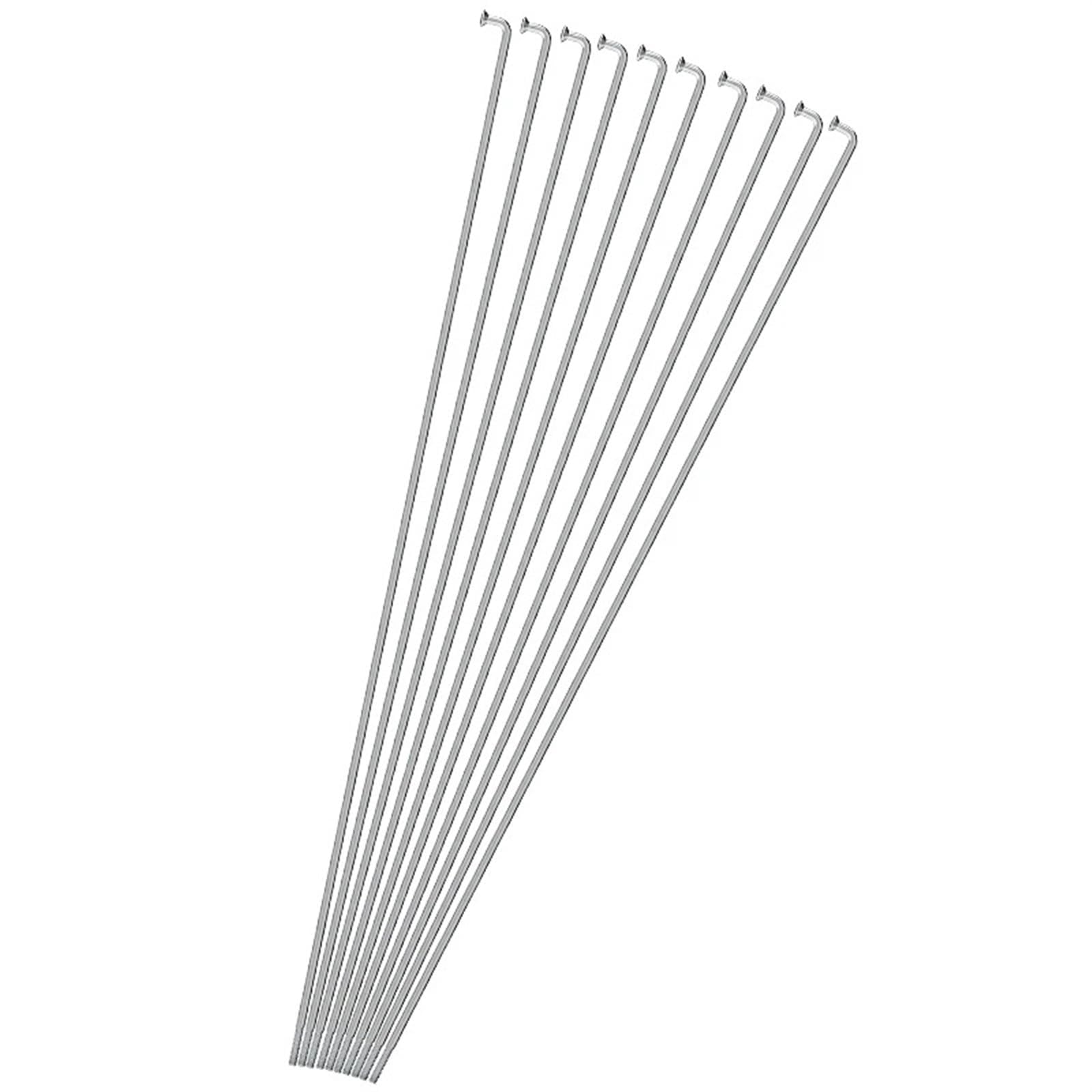 Raggi Bici In Acciaio Inox 14G - Set 10 Pezzi Con Misure Varie Da 250mm A 296mm Per Ruote Strada