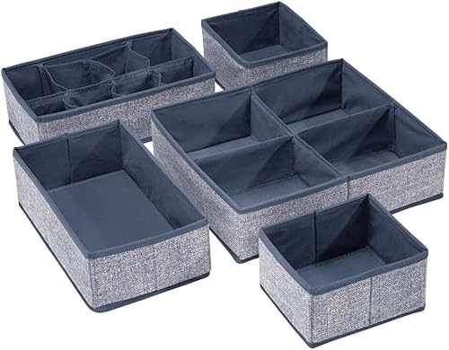 Miniatura 8 de mDesign - Cajones de tela para guardarropa (5 unidades)