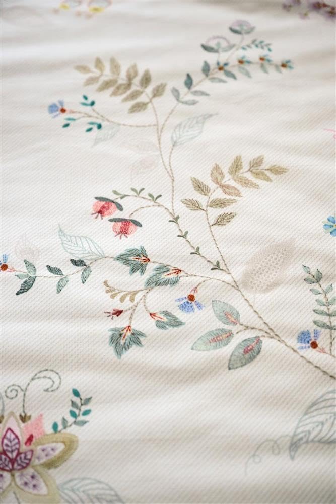 Pip Studio Bettbezugsset Kili Flower Weiss 135x200cm