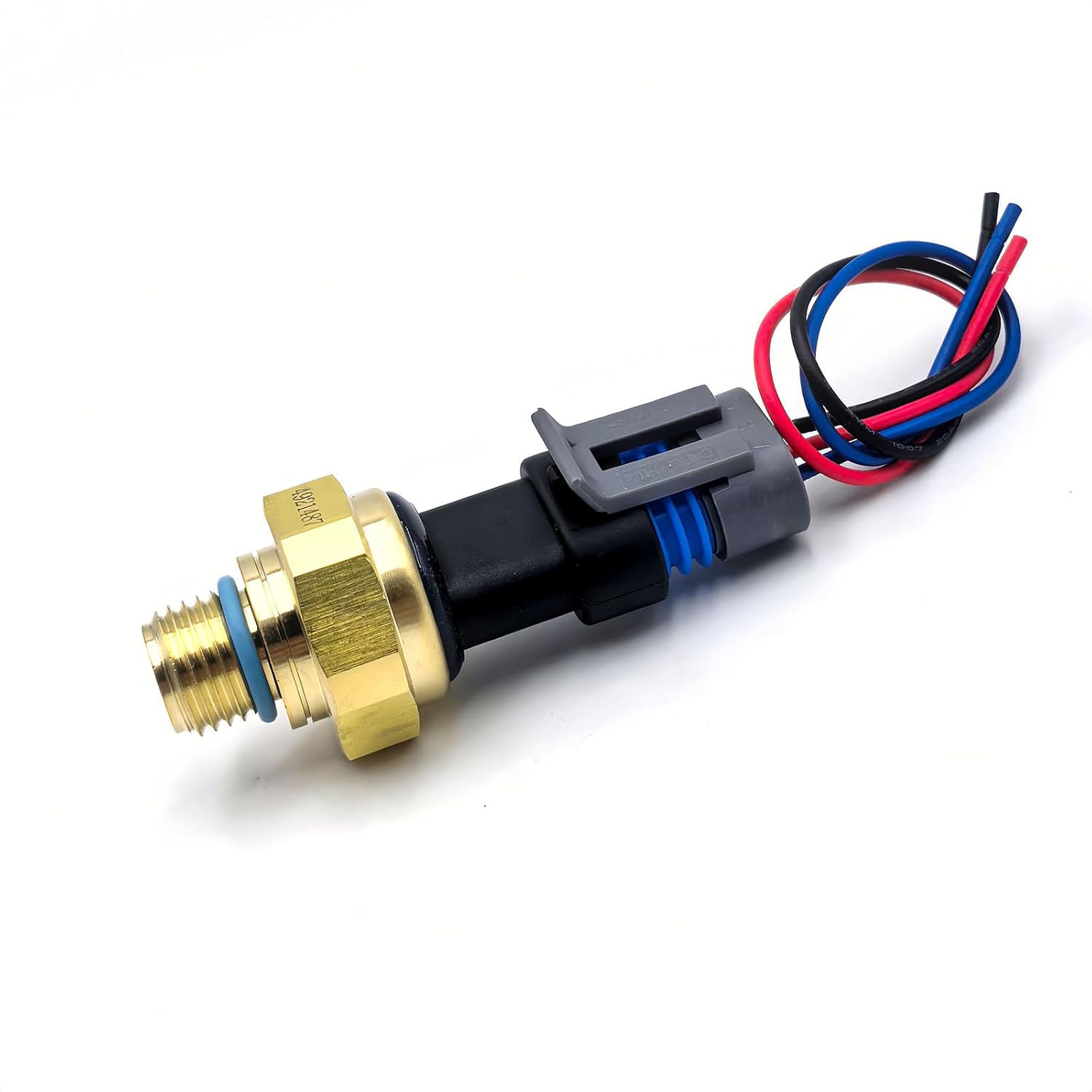 4921487 Oil Pressure Sensor with Connector Pigtail Replacement for Cummins Engine N14 M11 L10 ISX