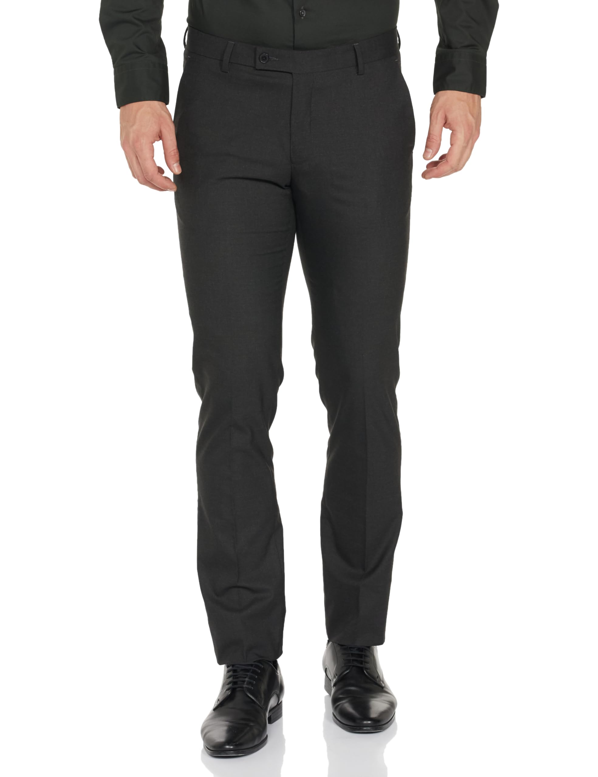 Mens Charcoal-Grey Pants-image-13