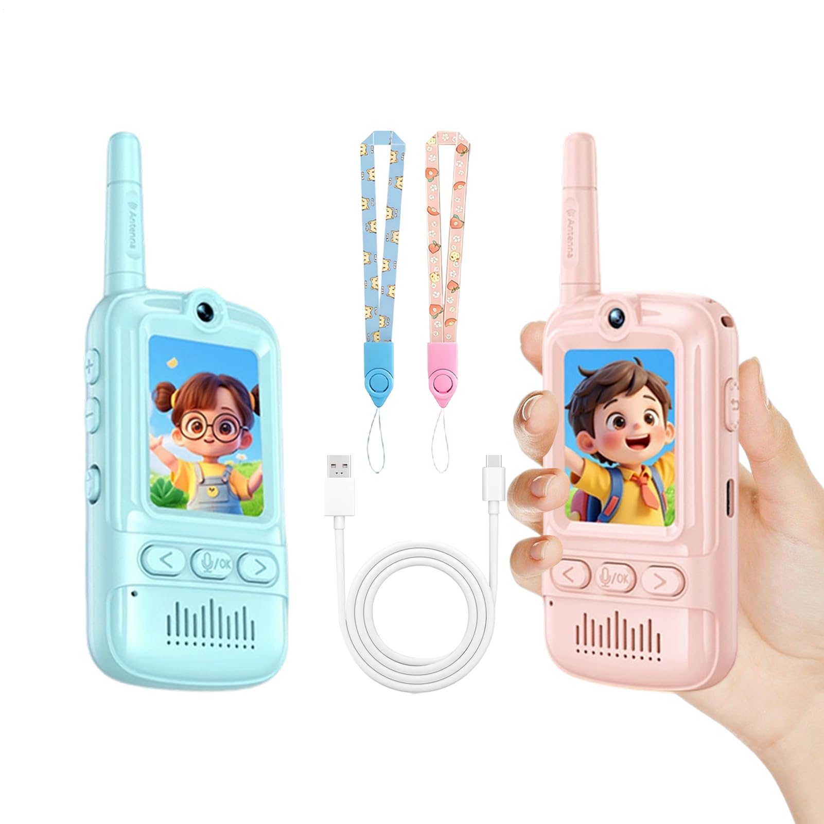 Talkie-walkie pour 2 Pièces d'Extérieur pour Interaction Parent-Enfant