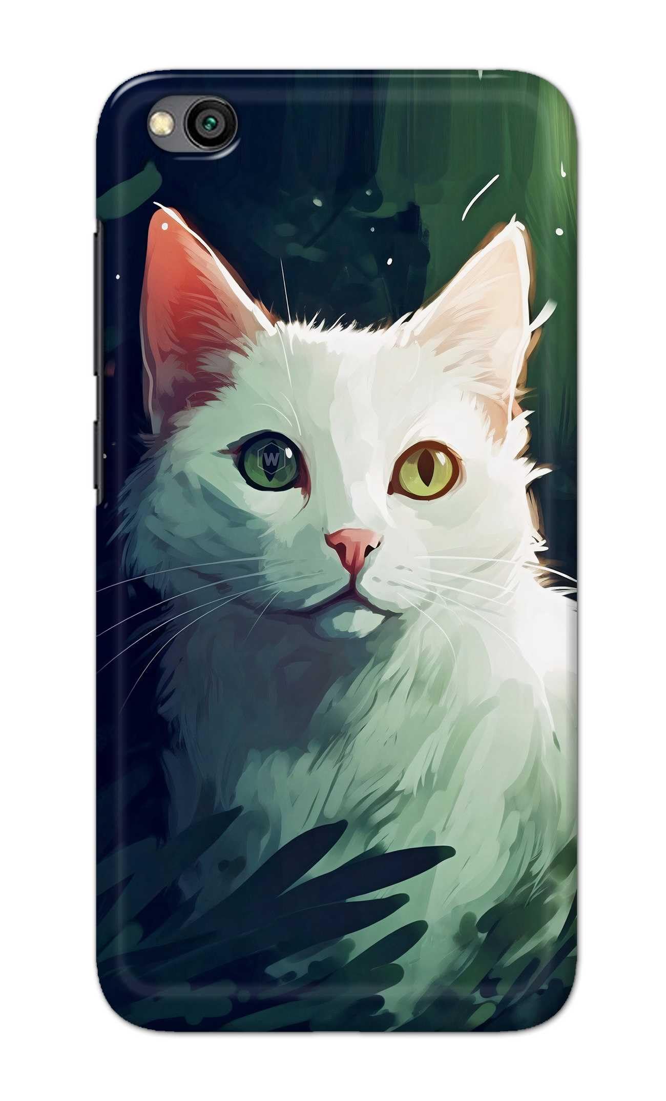 PRINTFIDAA® Printed Hard Back Cover for Mi Redmi GO Back Cover (Cat Painting) -190724(BI)