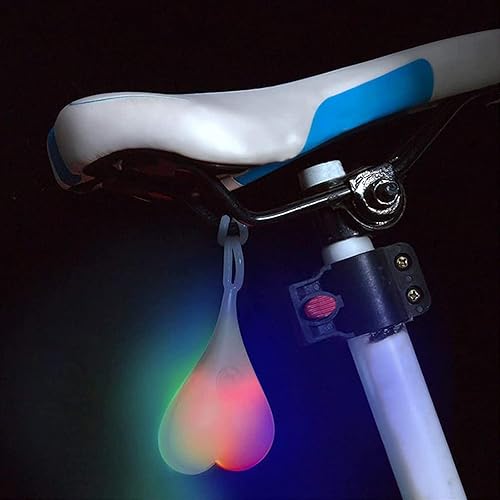 Miniatura 9 de Nuevo material LED bicicleta luz trasera brillante bicicleta bicicleta linterna seguridad reflectores accesorios impermeable 3 modos de luz