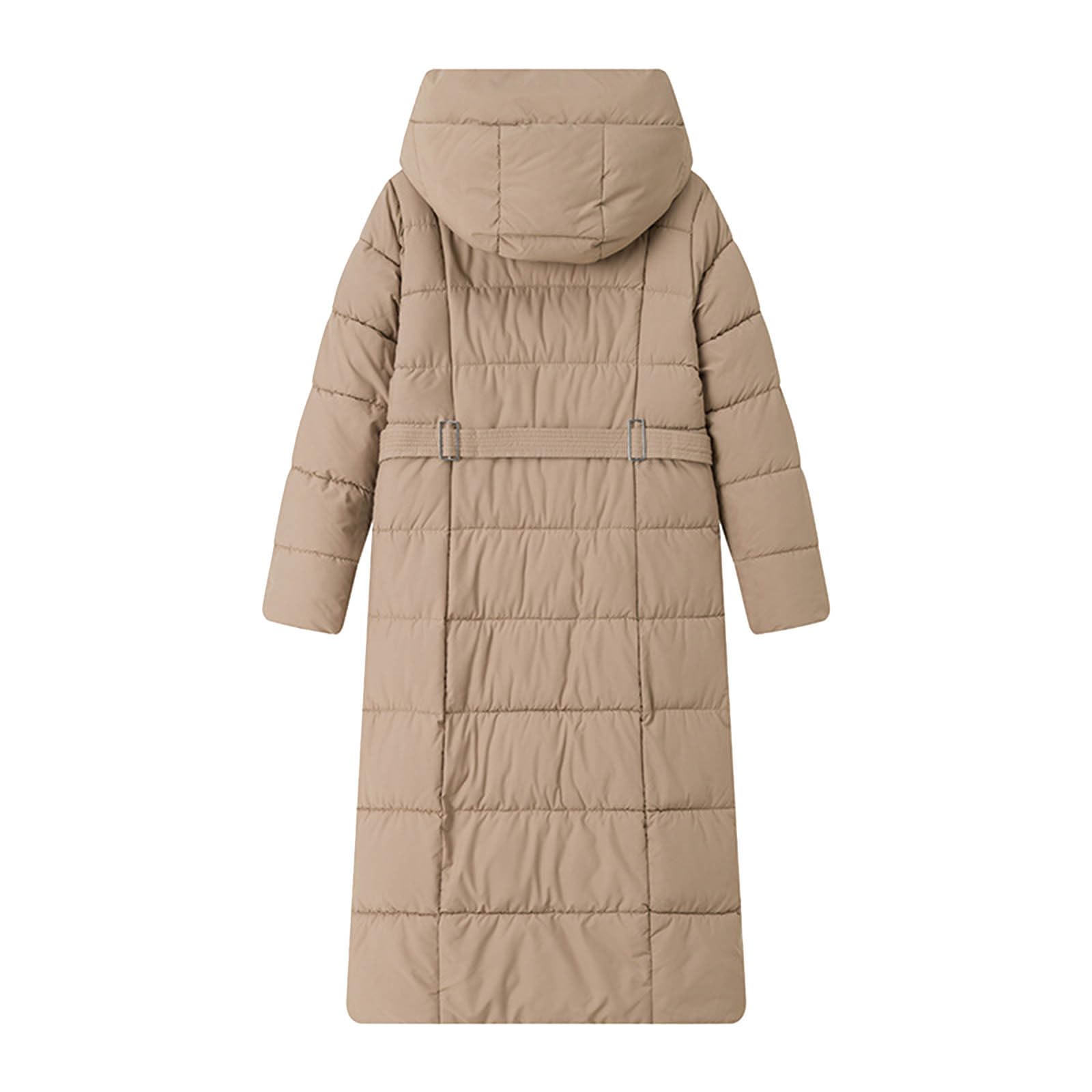 Generico Piumino 100 Grammi Donna Giubbotto Lungo Donna Piumino Lungo con Cappuccio Ripiegabile Piumini Elegante Giacca Ripiegabile Donne Giacconi Invernale Cappotto Piumini Ultraleggero Giacconi
