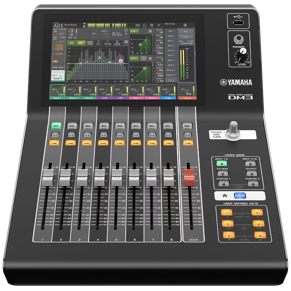 Yamaha Mesa de Som Digital DM3S Standard 16 Canais com Tela