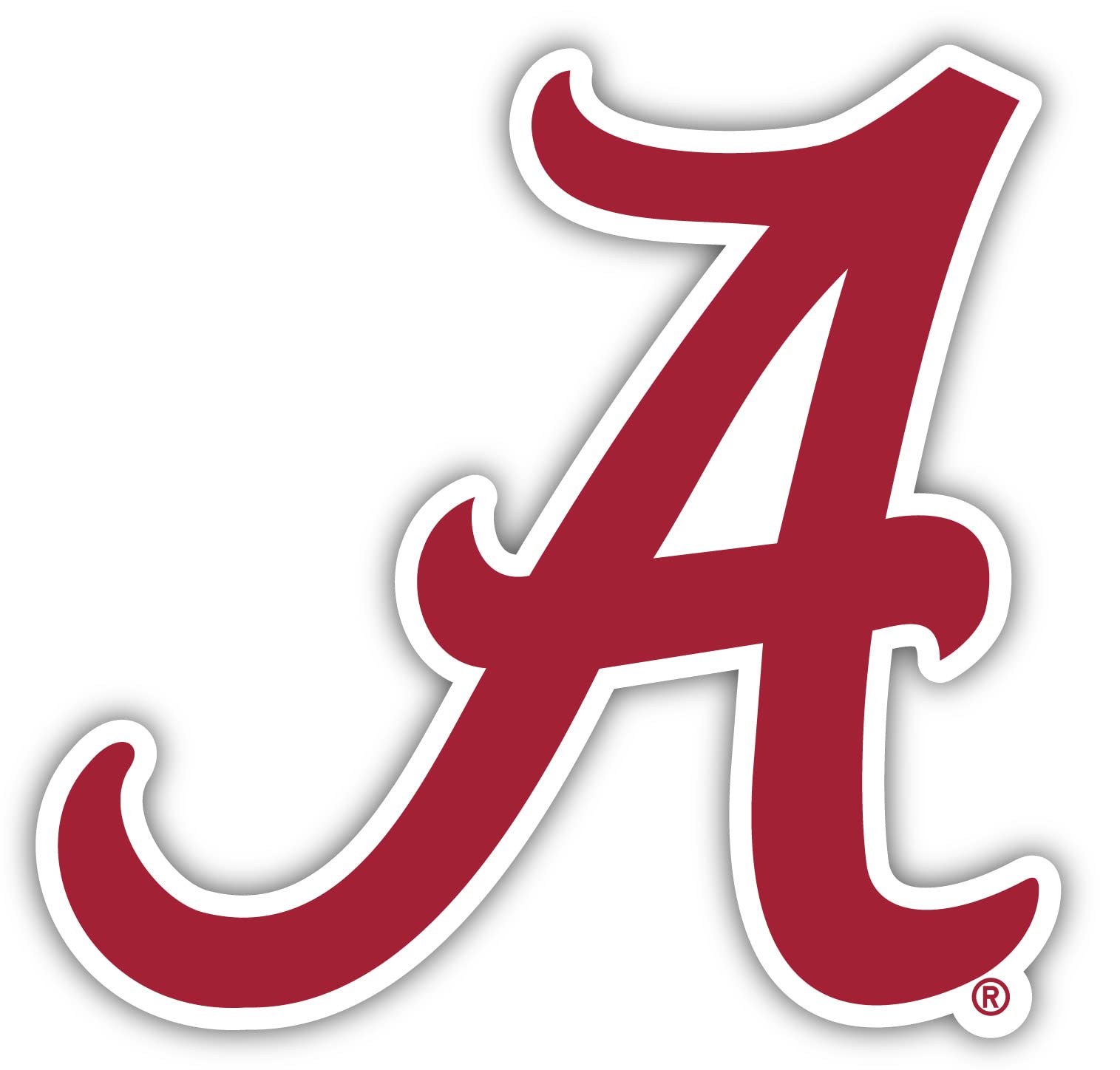 Alabama Crimson Tide 12 Inch Vinyl Decal Sticker Officially Licensed Collegiate Product
