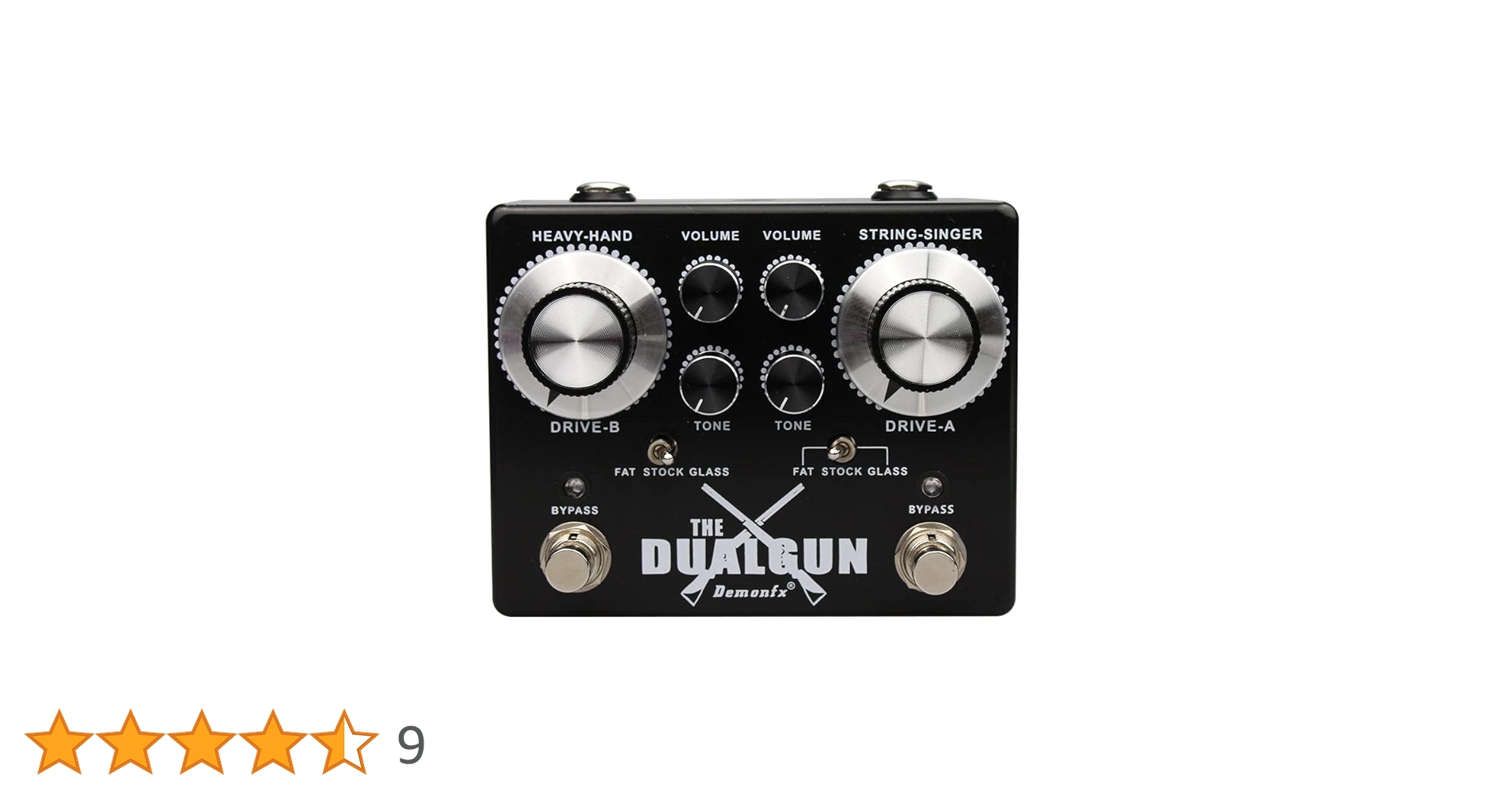 Demonfx Dual Gun 2 Channel Blues/Rock Overdrive Numerous set