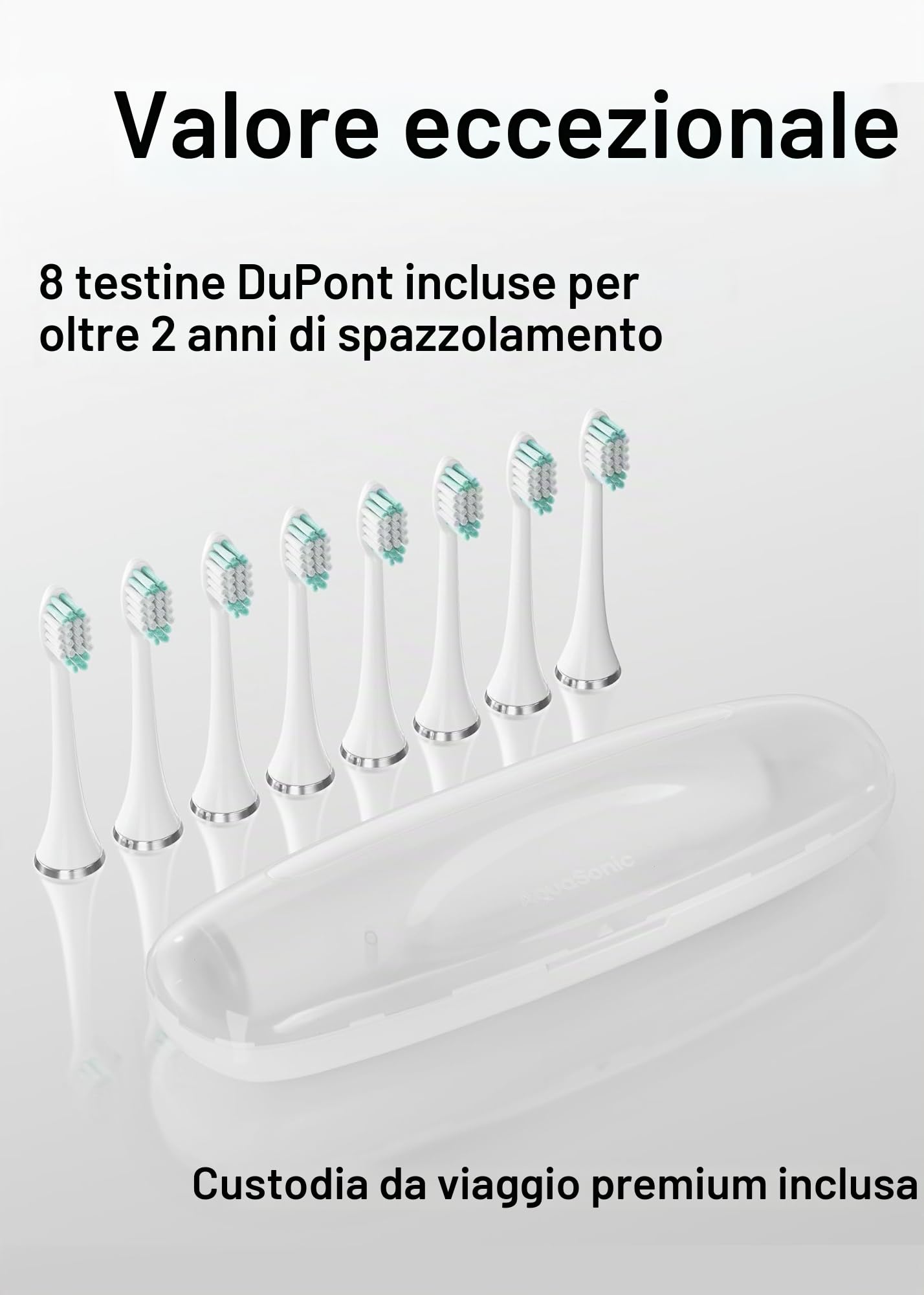 Spazzolino da denti AquaSonic serie VIBE, ultra sbiancante