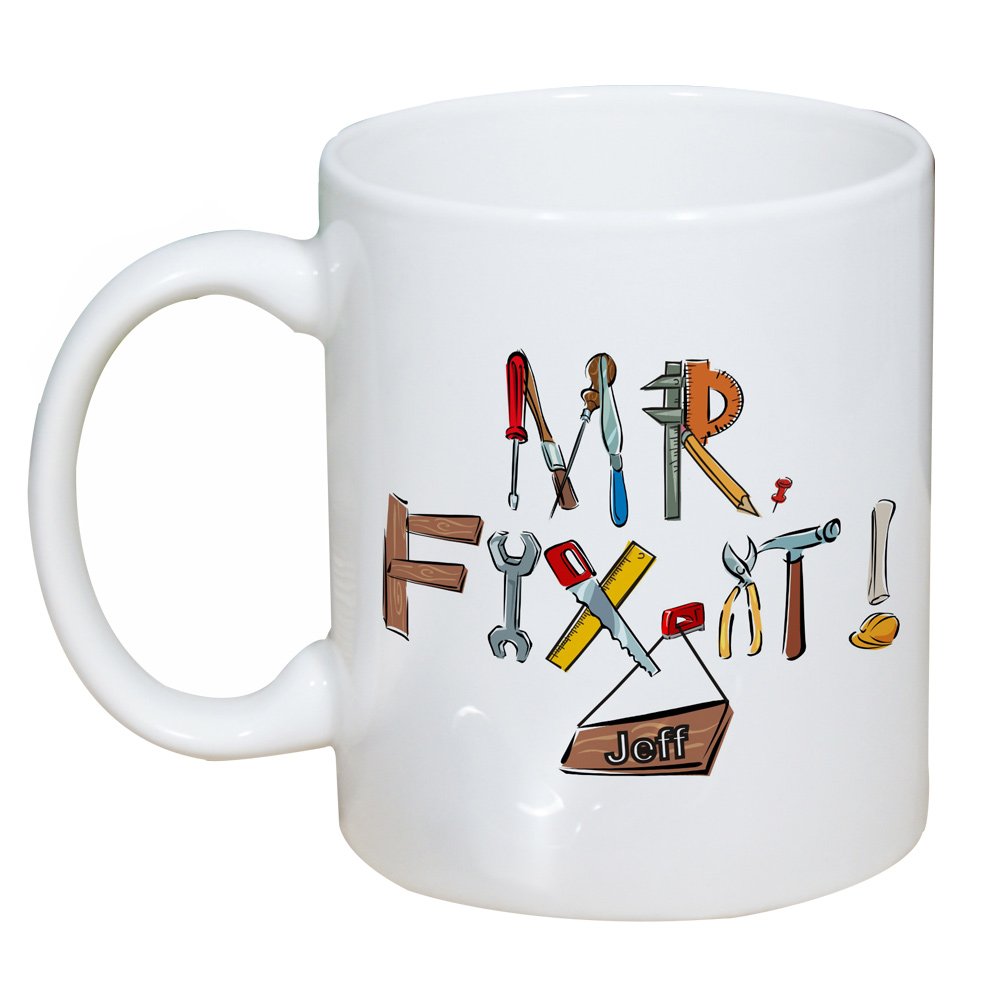 GiftsForYouNow Personalized Mr. Fix-It Mug