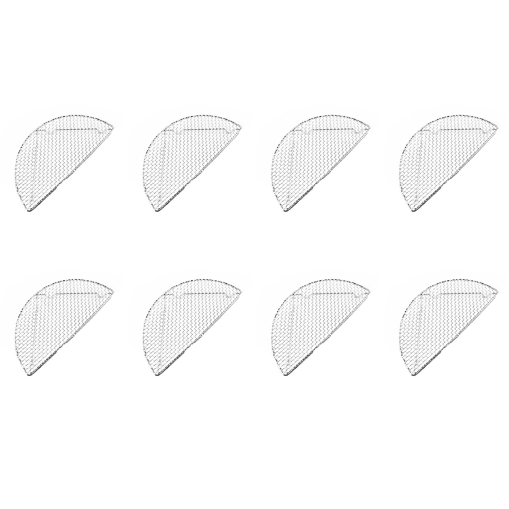 Hndhbfgrt 8X Fried Tempura Net Stainless Steel Grill Hamburger Fried Chicken Grease Net Japanese Cuisine Pork Rack Home A