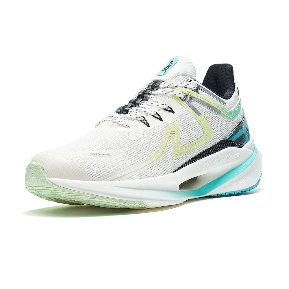 XTEP Men White & Green Feather Foam Running Shoes (B0BPXMZ9Y9) Amazon Price History, Amazon Price Tracker