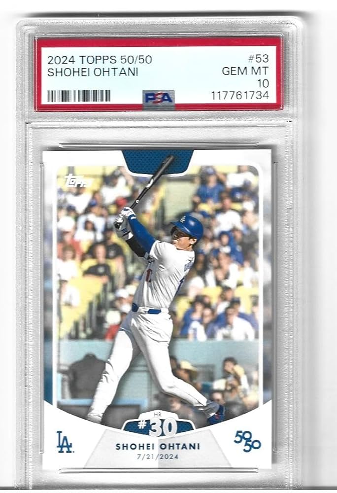 大谷翔平 2024 TOPPS BIG LEAGUE GEM MINT 10 PSA 10 Shohei Ohtani 2024 Topps Now #731 Dodgers 52/52 MLB