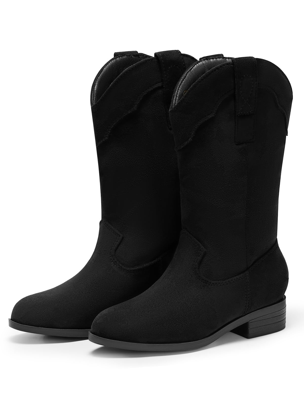 Coutgo Kids Cowboy Cowgirl Boots for Boys Girls Western Boot for Kids Mid Calf Riding Shoes Little Kid/Big Kid