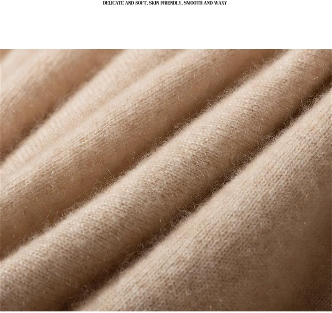 Men 100% Solid Goat Cashmere Sweater O-Neck Pullovers Knit Bottoming Shirt
