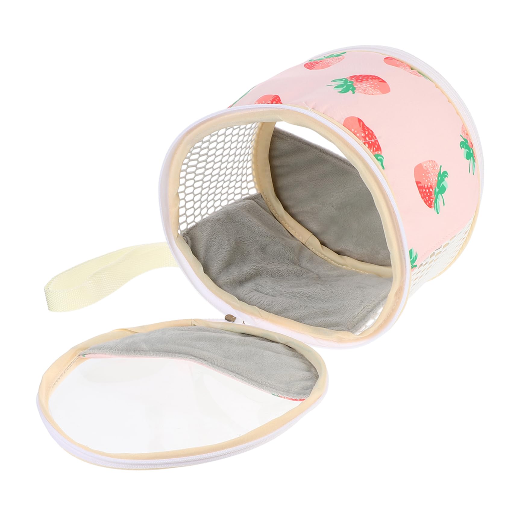 FONDOTIN Portable Small Animal Carrier Bag for Hamster Hedgehog and Chinchilla Lightweight Travel Handbag with Window for for Small Pets