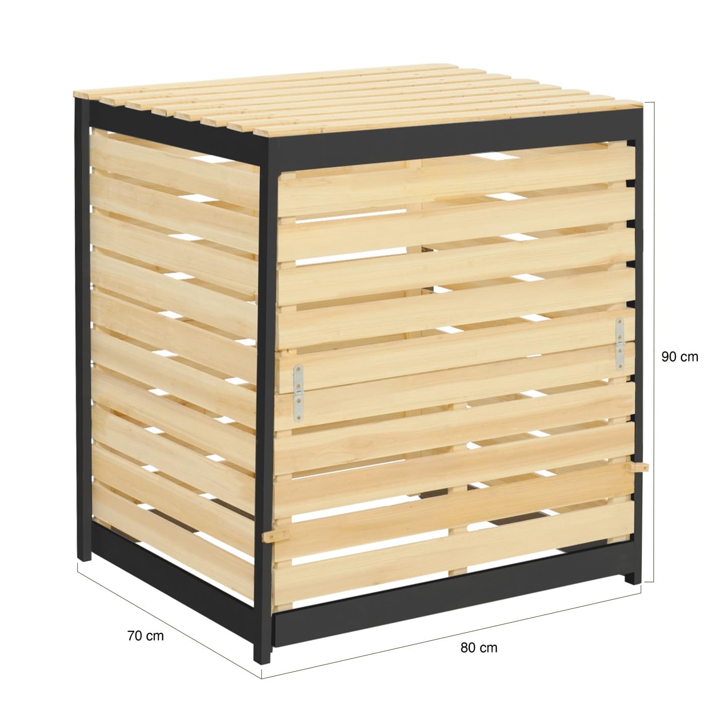 IDMarket - Bac de compostage en Bois 500L