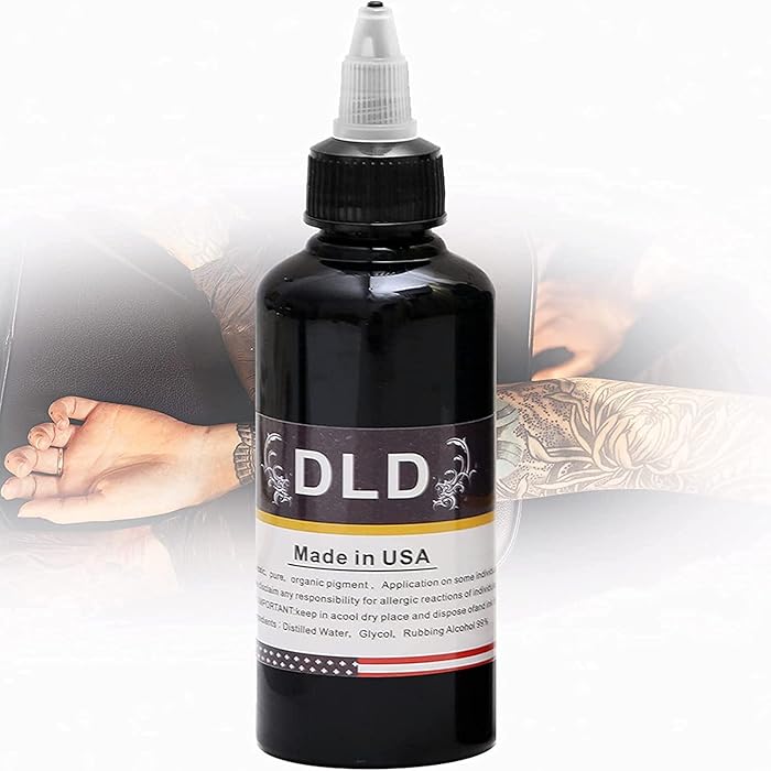 Buy DLD Tattoo Ink Black Permanent Stick And Poke 60ml Lining & Shading
