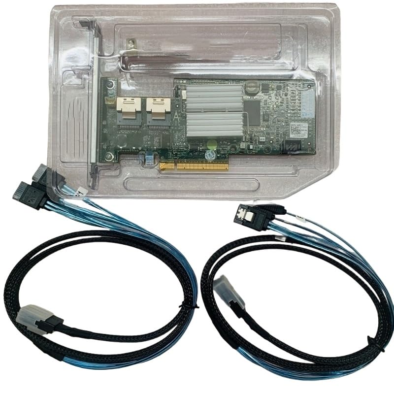 H200 and 8087 6Gb PCI-e SAS SATA 8-Port RAID Card + 2 SATA 8087 Cables