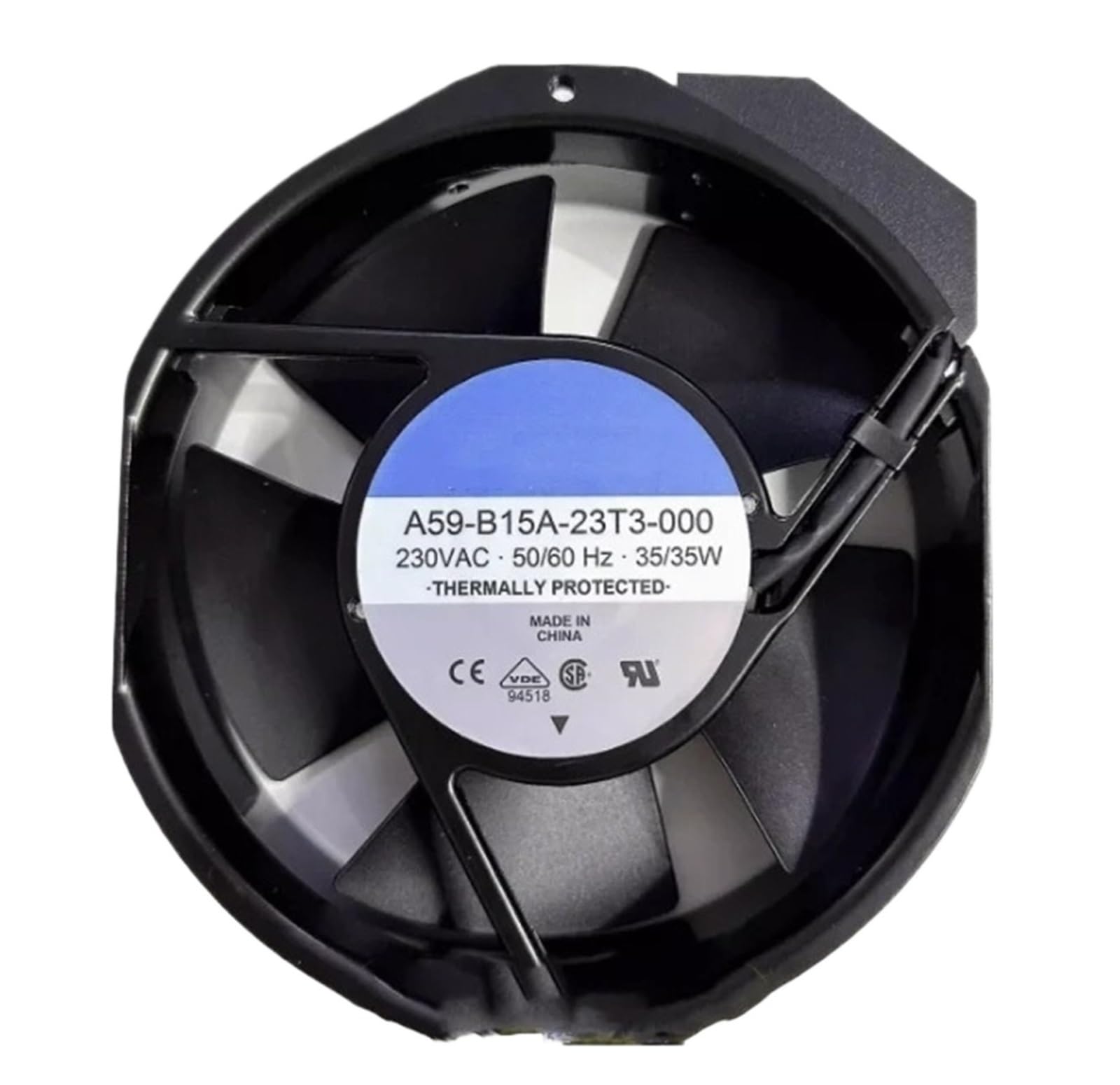 Ventilateur de refroidissement AC 230 V pour stopper les pannes thermiques