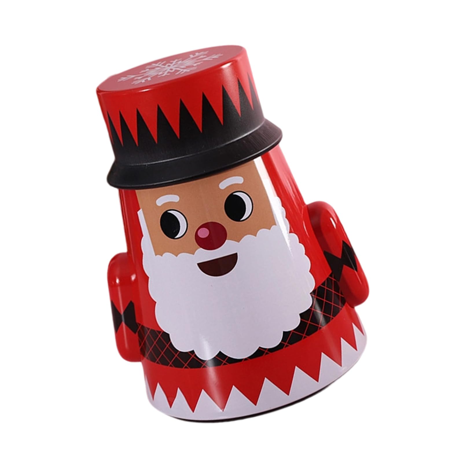 Kangnice Metal Christmas Cookie Tins with Lid for Gift Giving and Holiday Treats Festive Cookie Tin Food Tin Container Gifts Xmases Card Holder Container
