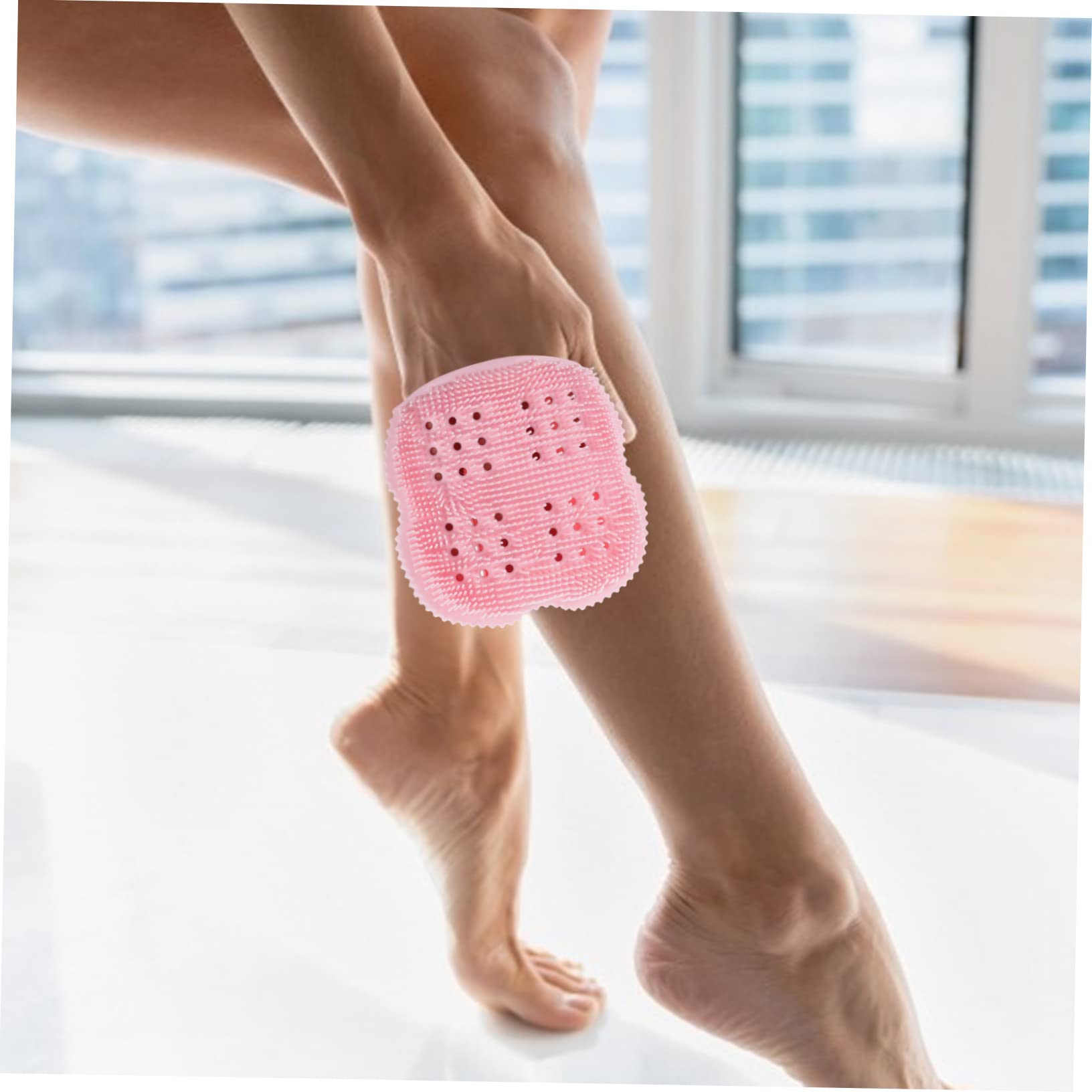 Mobestech 8piezas Cepillo Exfoliante De Silicona Para Cuerpo y Cabello De Masajeador De Cabelludo Para Limpieza Suave y Eficaz Para y Baño