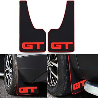 YUNM Universal Car Mud Flaps Rubber Mudguard Splash Guards Rubber Mudguard for Universal Sports Mud Flaps Guards Splash Front Or Rear Guards (GT)