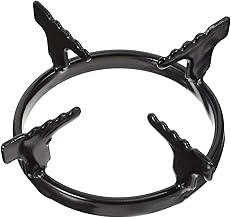 OSALADI 1Pc Pote Gaiola Acessórios Fogão A Gás Fogão A Gás Queimador De Metal Pote De Café Wok Anel Wok Rack Aço Wok Rack Queimador De Forno A Gás Grelhas Redutor De Gás Anel Wok Anel De