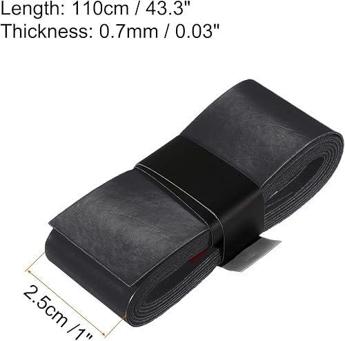 Miniatura 3 de PATIKIL Cintas de agarre para raqueta de tenis, poliuretano con agarre elástico, antideslizante, absorbe el sudor para caña de pescar de bádminton