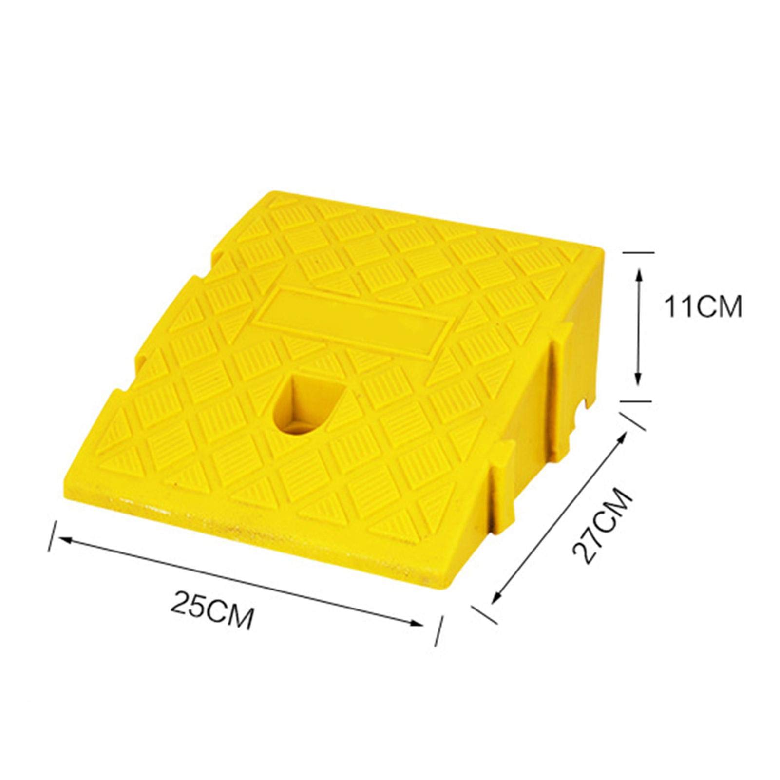 Stoeprandhelling, 11/13 cm hoog, kunststof, draagbaar, robuust