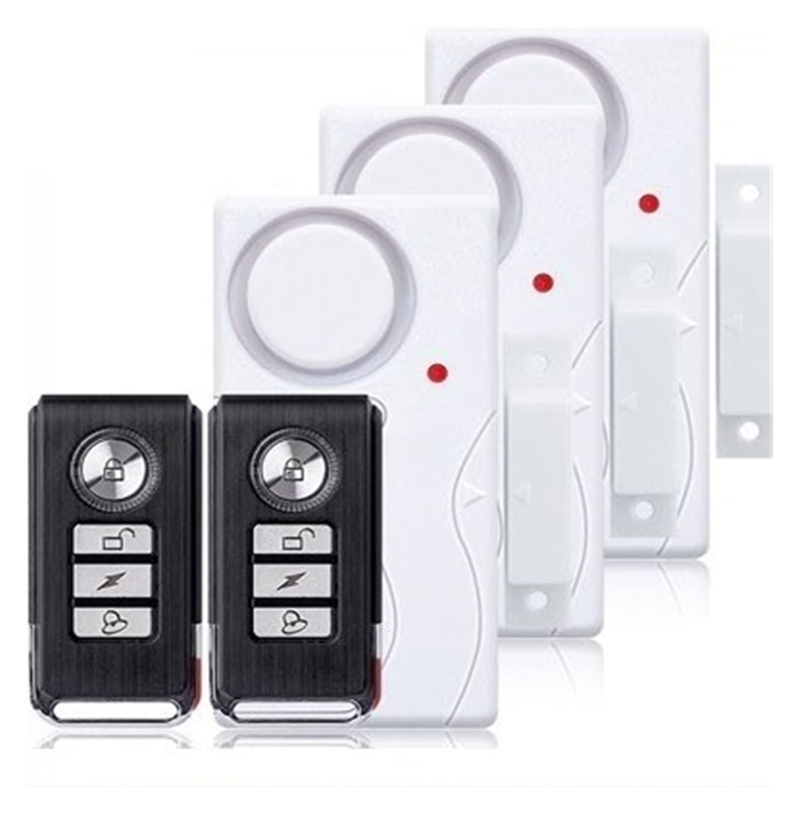 Sistema de alarmas Puerta Ventana Entrada Seguridad ABS Control Remoto inalámbrico Alarma antirrobo Sensor magnético Sistema de Alerta de Puerta Kit de protección for el hogar Sistema de Seguridad de