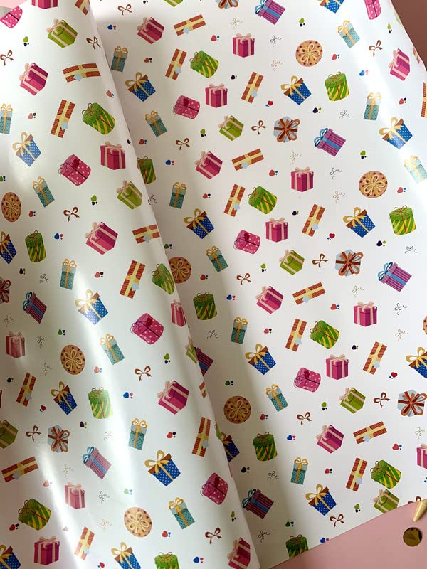 Dovetail Birthday Cheer Gift Wrapping Paper β Pack of 6 Sheets (29 x 19 in) | Colourful Presents Design for Birthdays, Anniversaries, Return Gifts & Everyday Gifting 2