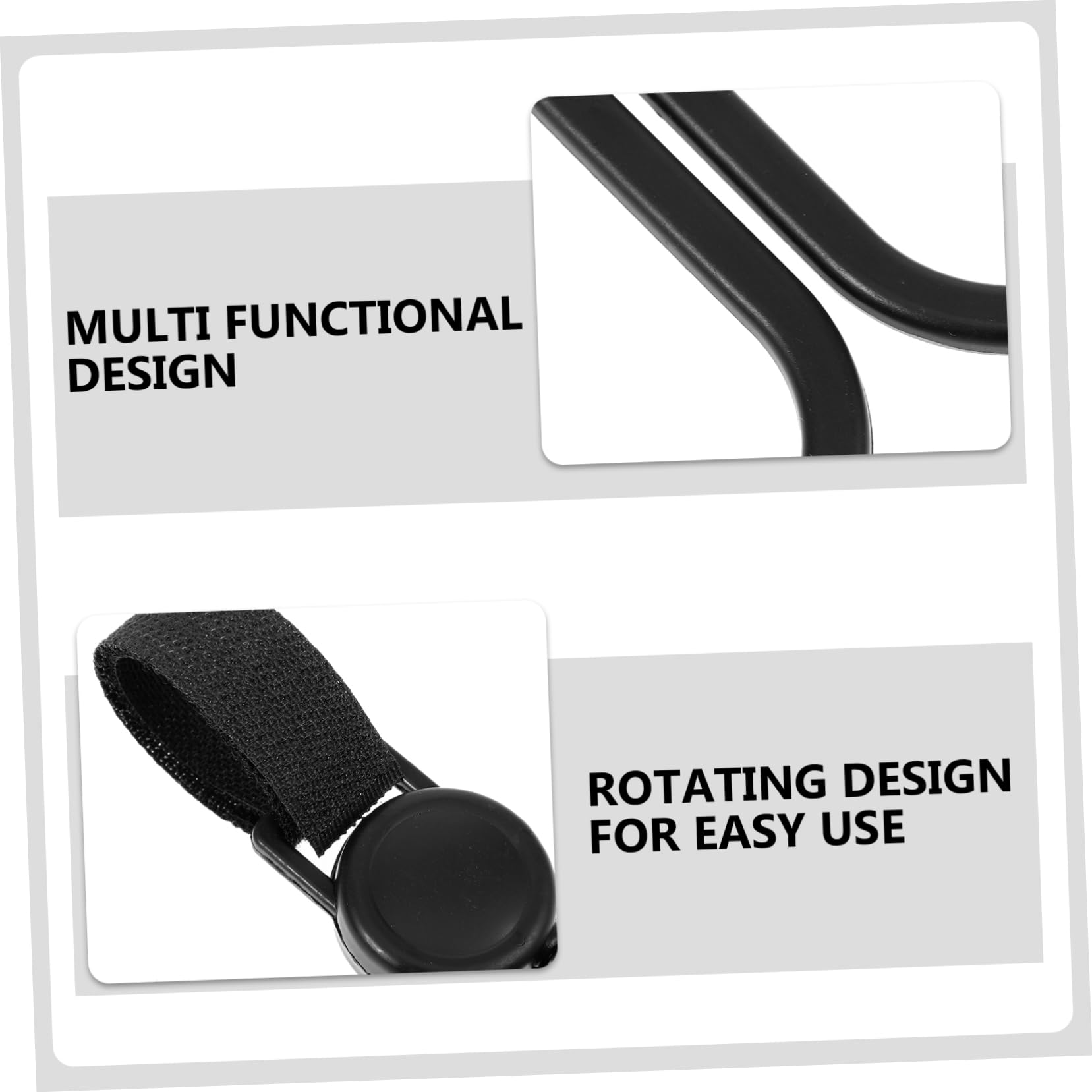 Vaguelly Adjustable Back Hook Stroller Hangers Double Hook for Stroller Shopping Cart Hanging