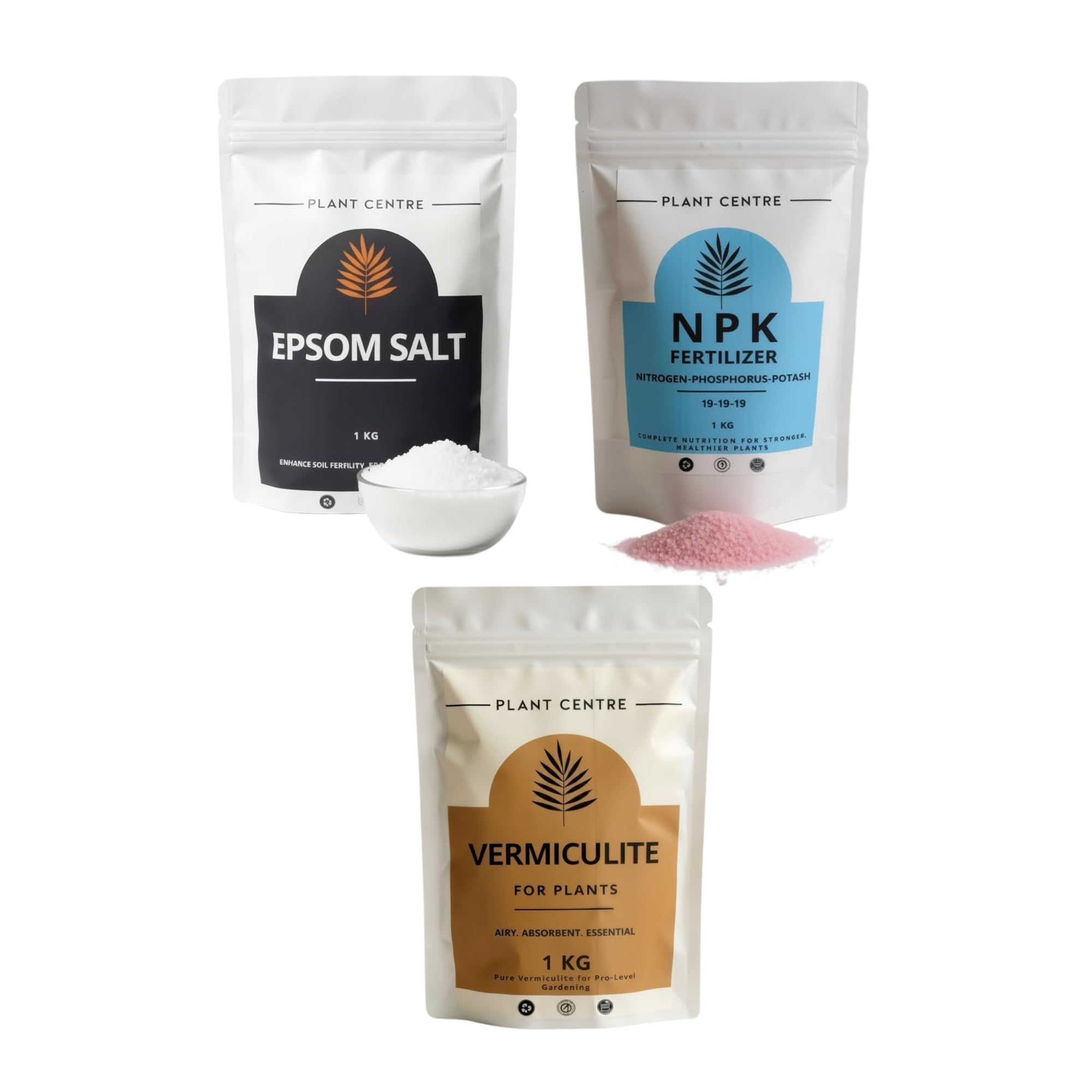 Epsom Salt for Plants | Magnesium Sulphate for Greener Leaves & Bloom Growth | Water Soluble Garden Nutrient | Boosts Root Strength & Flowering | for Indoor Outdoor Pl