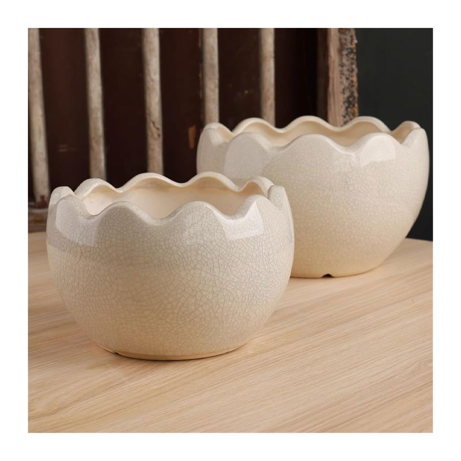 Gliniane doniczki dla roślin spersonalizowana kreatywna orchidea sukulent doniczka ceramiczna duża średnica zielona roślina dekoracyjna doniczka doniczki (biała, M)