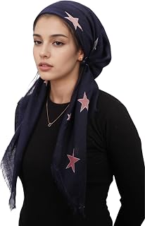 Pretied Head Scarf, Non-Slip Head Wraps for Women, Stylish Jewish Head Coverings, Scarf Headbands