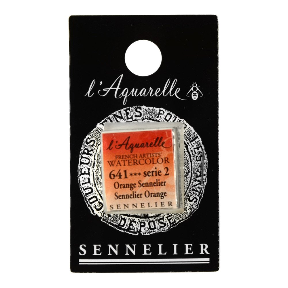 Sennelier Watercolour Half Pan S2 - Sennelier Orange (641)